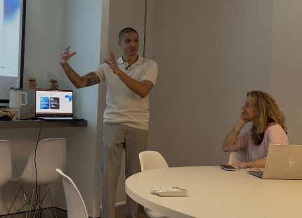 Working session with Peta